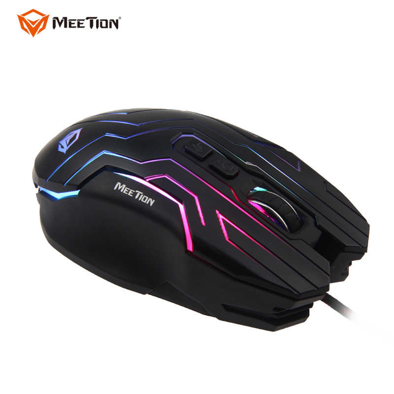 MEETION GM22 Funny Computer Laser Software 6D Gamin Gamming Gaming Mouse PC DPI Gamig Japan Waterproof USB Optical Wired 1.8m