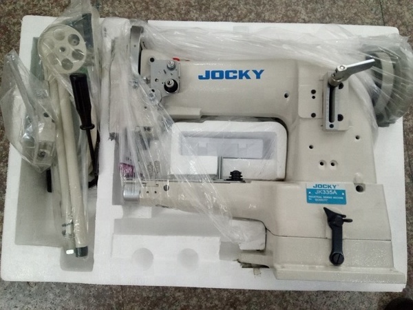 JK335A Cylinder Bed Compound Feed Leather Shoes Bag Industrial Sewing Machine heavy duty