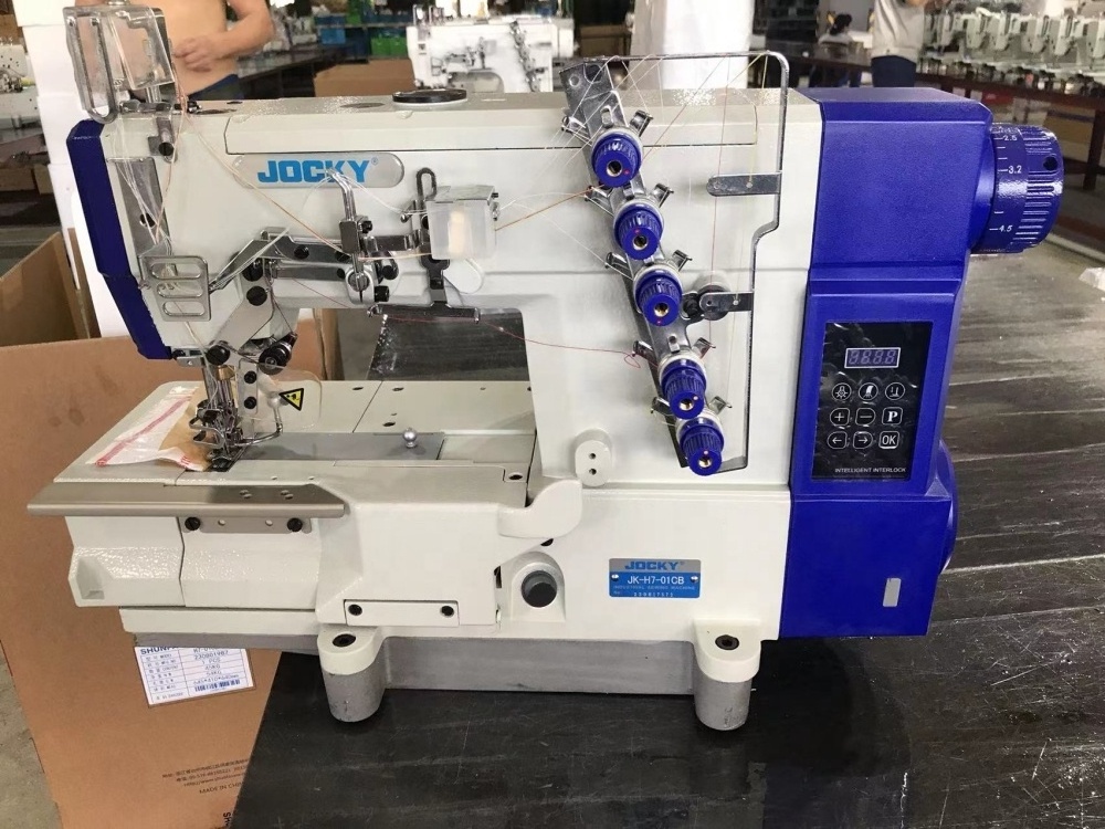 JK-H7-01CB Computerized industrial direct drive flatlock interlock sewing machine