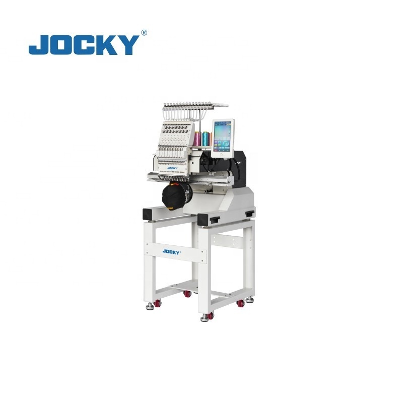 JK-BC1201 Single head 12 needles 510x400mm cap embroidery machine computerized industrial one