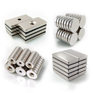 Powerful big size round neodymium large strong block magnet for motor