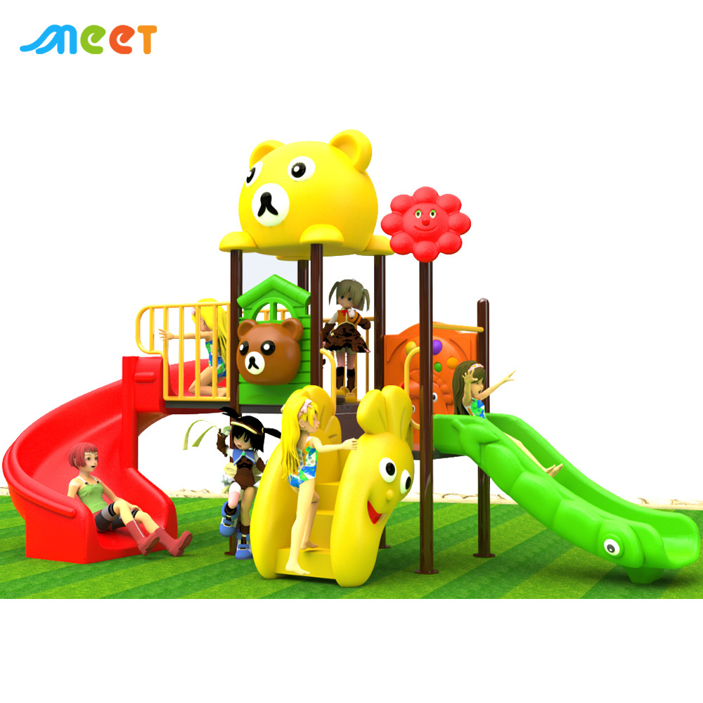 Children new style outdoor playground hot sell  toys kids cheap  plastic slide