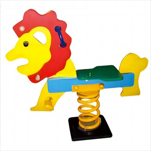 Popular animal style children playground spring ride ,garden outdoor playground spring rider toys rocking horse