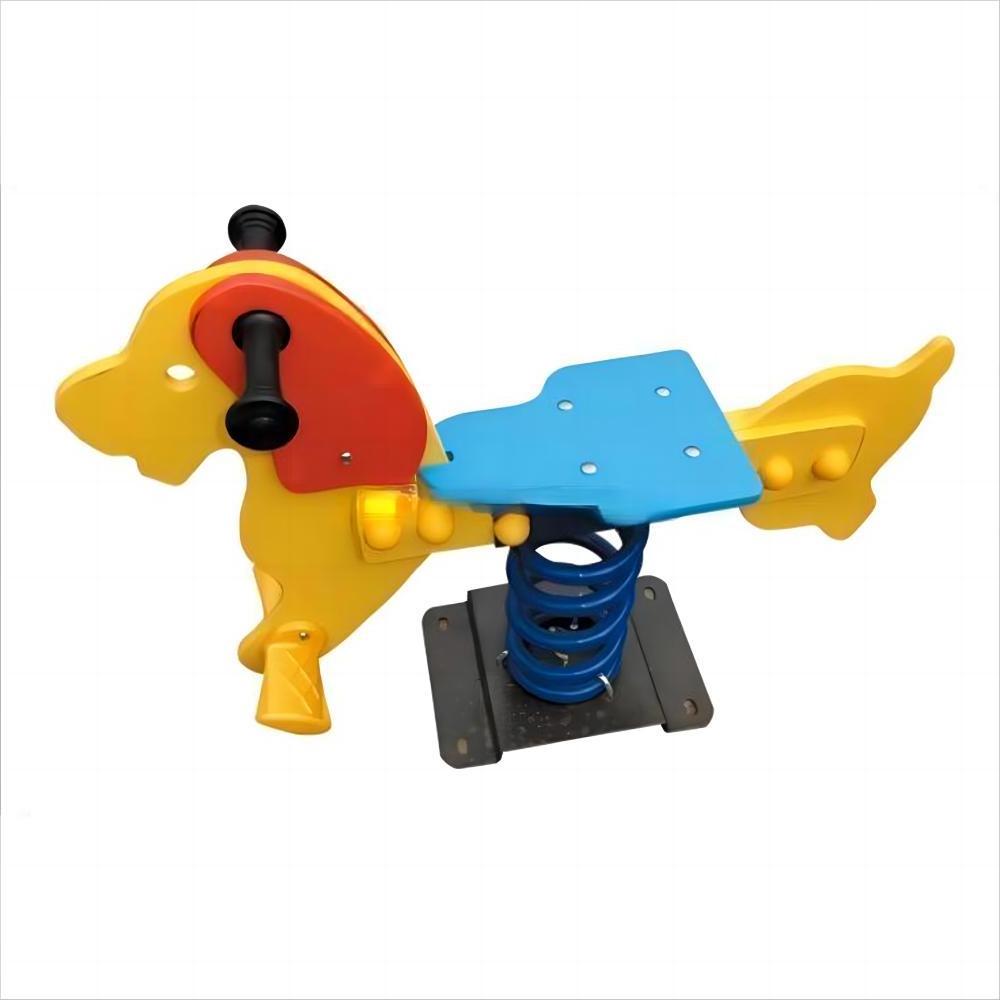 Popular animal style children playground spring ride ,garden outdoor playground spring rider toys rocking horse