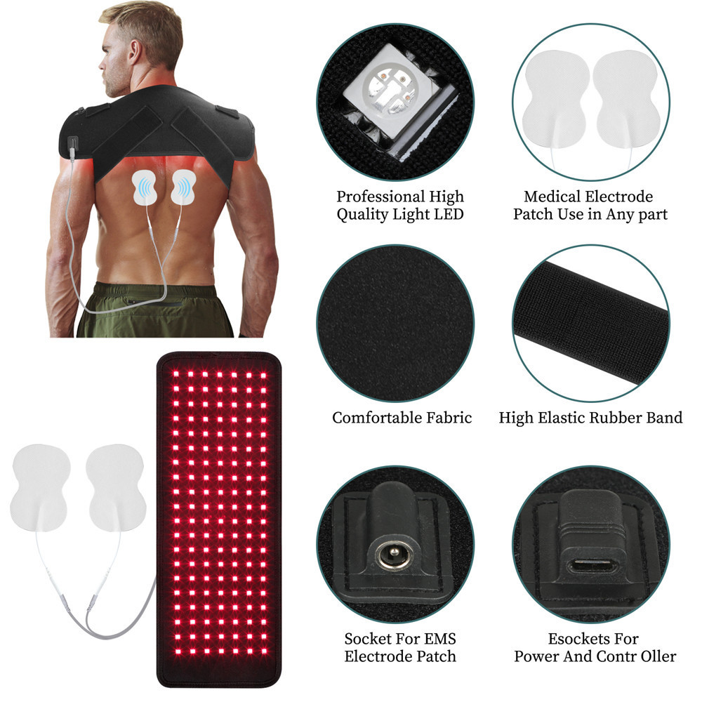 infrared neck shoulder and back knee abdominal heating massage pad