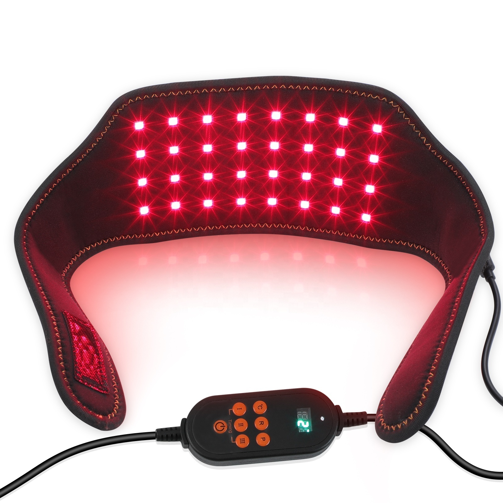 MEETU Infrared Red Light Therapy Chin Strip 660nm LED Red Light 850nm red light therapy neck