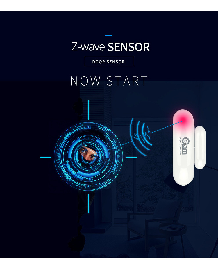 Z-wave Plus Smart Home Door/Window Contact Sensor Z Wave Automation Sensor EU 868.4MHZ Zwave Magnet Window Door Lock Sensors