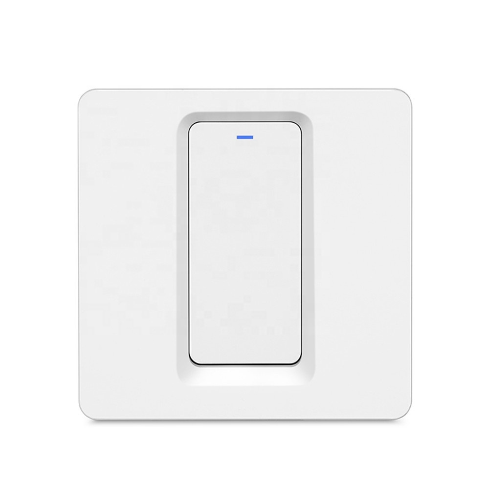 Alexa Voice Control EU Standard Wall Smart Light Wifi Switch Press Button 1 Gang Smart Touch Wi-fi Wireless Power Switch