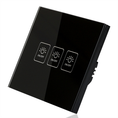 Best quality EU Standard AC 100V 240V 10A 2 gangs smart finger touch Wall led light mirror touch sensor switch BestSuppliers