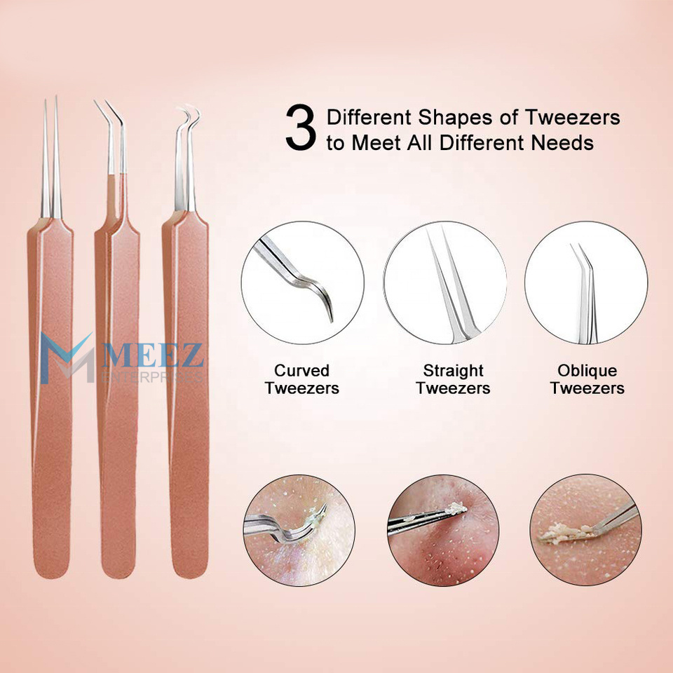 Affordable Price Stainless Steel Blackhead Extractor In Rose Gold Professional Beauty Tool For Girls