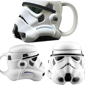 Wholesale Cartoon 3D Wars Darth Vader Ceramic Cup Coffee Mug Office Milk Tea Ceramic Cup Gift Coffee Mug