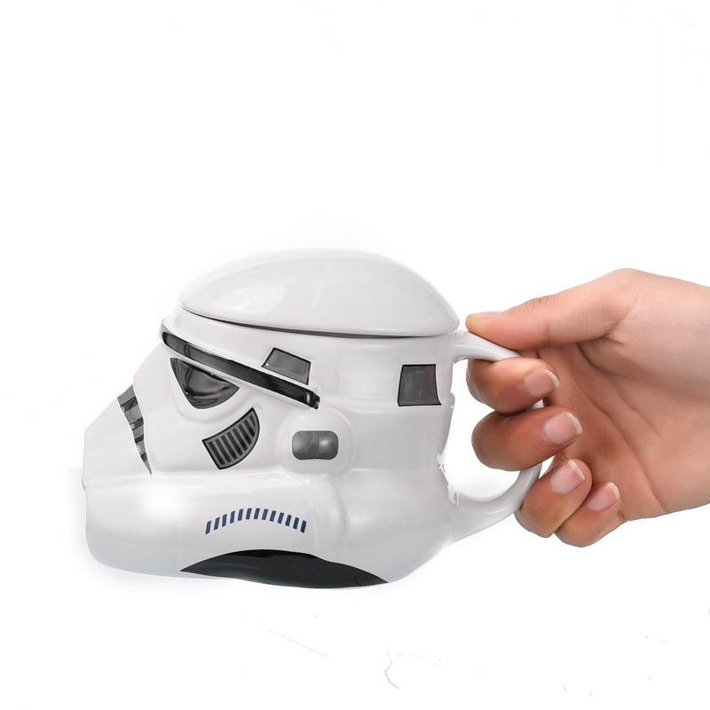 Wholesale Cartoon 3D Wars Darth Vader Ceramic Cup Coffee Mug Office Milk Tea Ceramic Cup Gift Coffee Mug