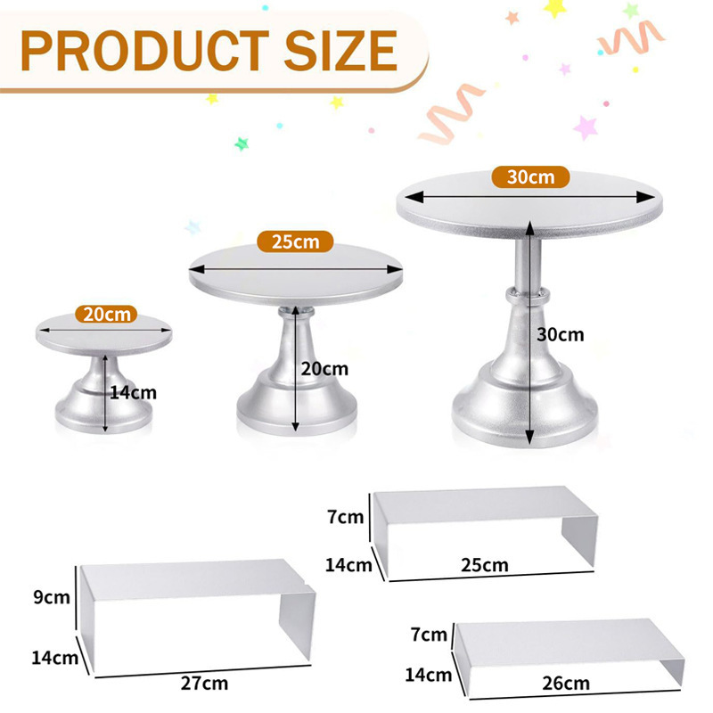 modern cake tier stand customized modern glass metal round wedding cake stand