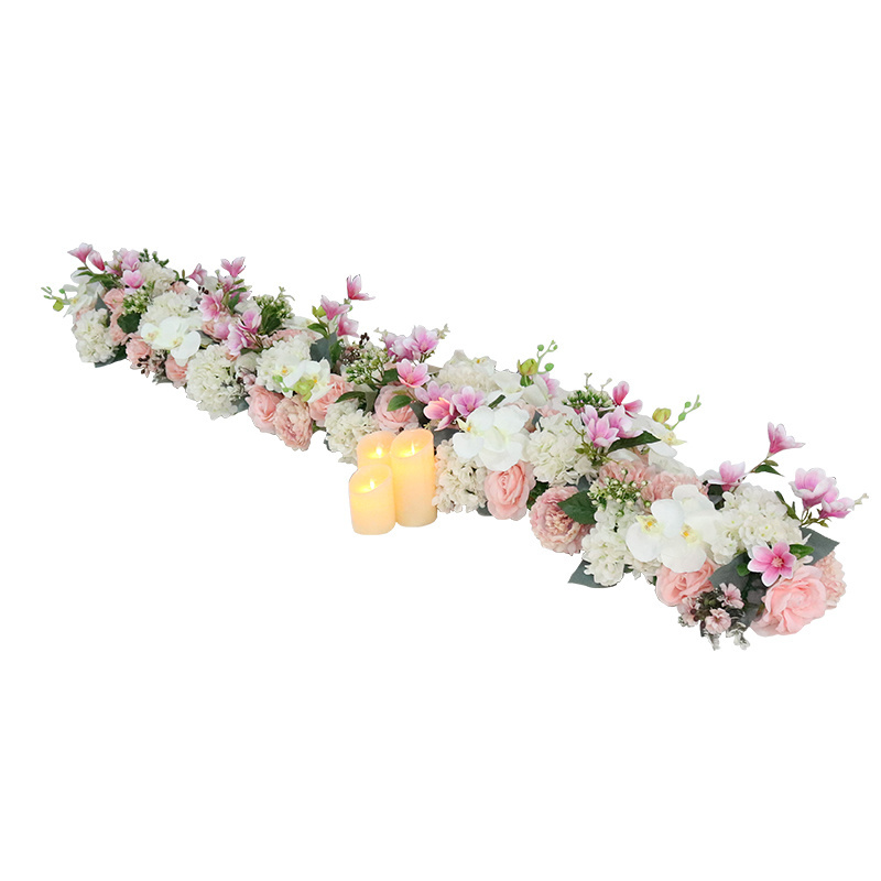 flower artificial rose bouquet decoration green flower plant backdrop silk artificial decorative flower wall