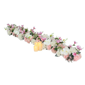 flower artificial rose bouquet decoration green flower plant backdrop silk artificial decorative flower wall