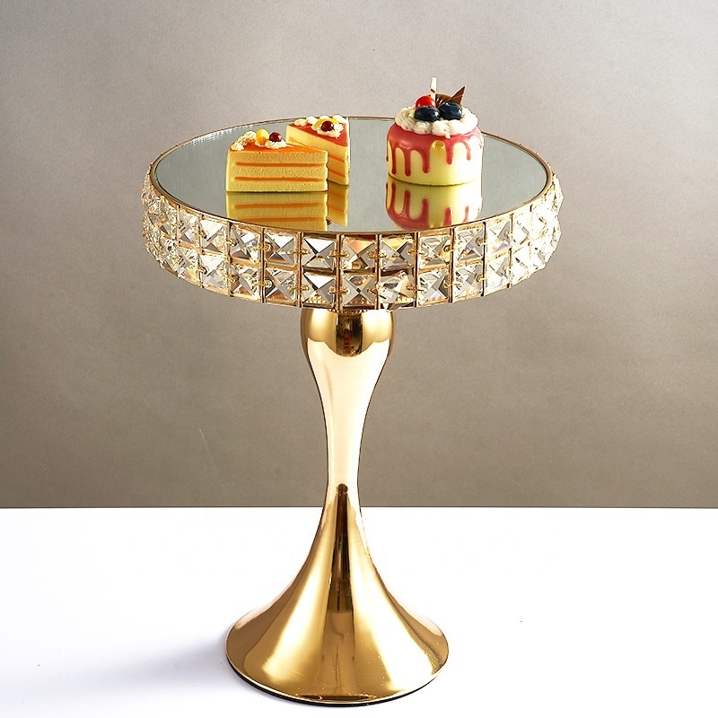 gold cake stand wholesale 3 tier molded pulp fruit tray turntable cake stand