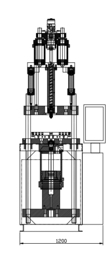 High Efficiency Plastic Vertical Injection Molding Machine