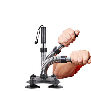 Wholesale Arm Wrestling Trainer Table Power Twister Iron Hand Gripper Forearm Train Spring Steel Sports Bar