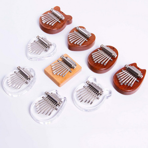 8 Keys Finger Mini Kalimba Thumb Piano Portable Marimba Musical Small Cute Kalimbas