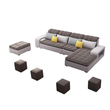 Durable Style U-Shape Furniture Living Room Sectional Modern Sofa Seater Set Of Chairs