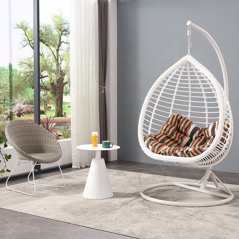 MEIJIA outdoor swing rattan wicker chair hanging basket egg chairs