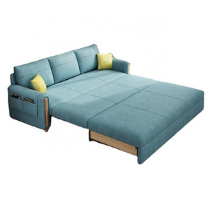 MEIJIA Home Use Couch Beauty Salon Futon Cheap Single Fold Out Fabric Pull Nordic sofa Bed