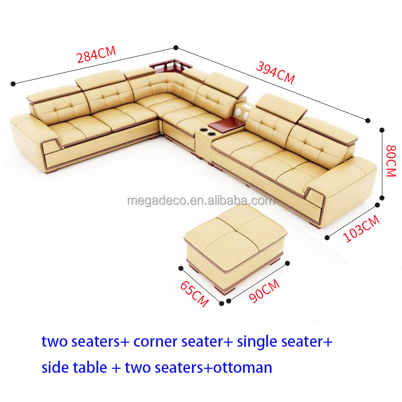 Modern Luxury Design Lounge Home Furniture Couches Corner Velvet Sectional Sofa Fabric Living Room Sofa Set