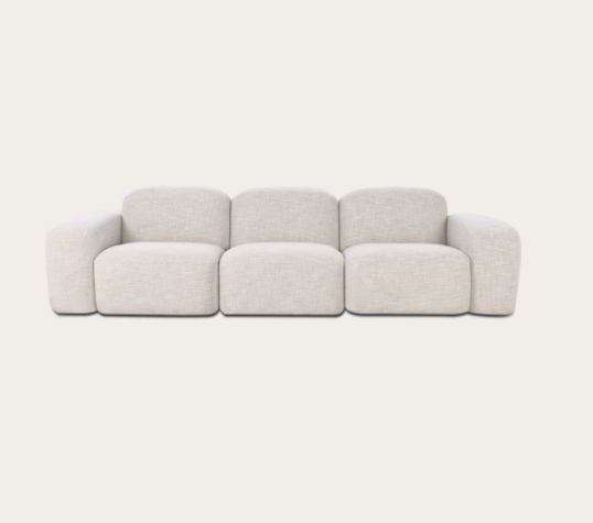 Nordic modern unique luxury white fabric recliner velvet tufted l shape sofa grey fabric sofa set furniture indoor living room