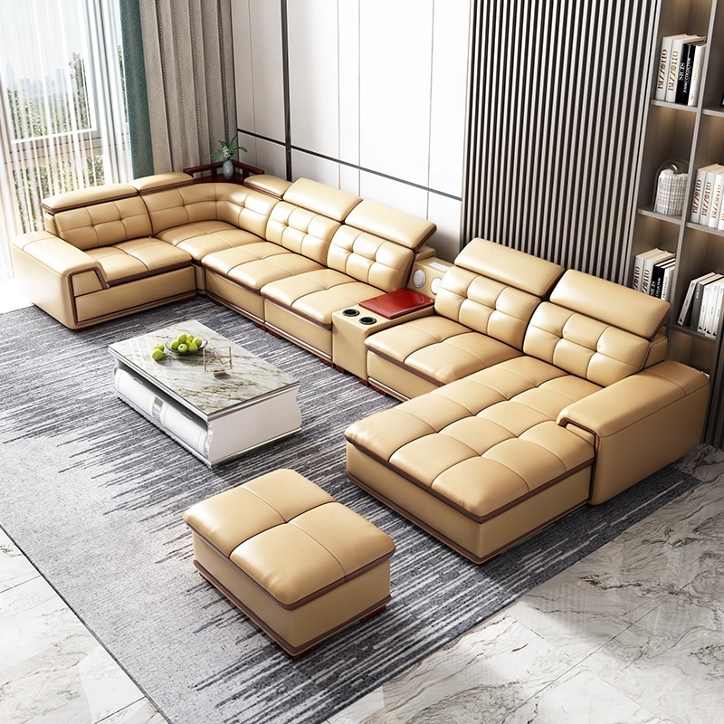 Modern Luxury Design Lounge Home Furniture Couches Corner Velvet Sectional Sofa Fabric Living Room Sofa Set