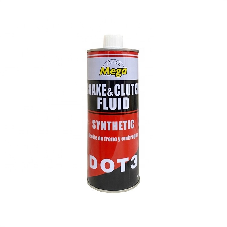 500ml Brake Fluid Manufacturer DOT3 Tin Can Bottle Reservoir Cover Brake Oil