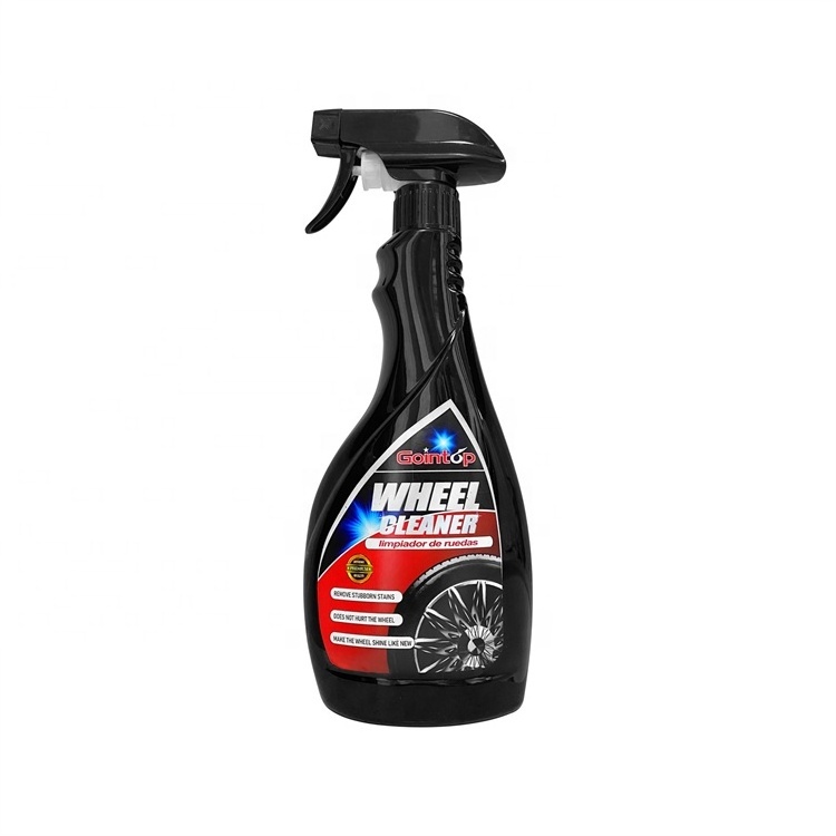 500ml High Quality Industrial Concentrated chrome Alloy Rim Hub Iron Dust Removal Car Wheel Cleaner Spray