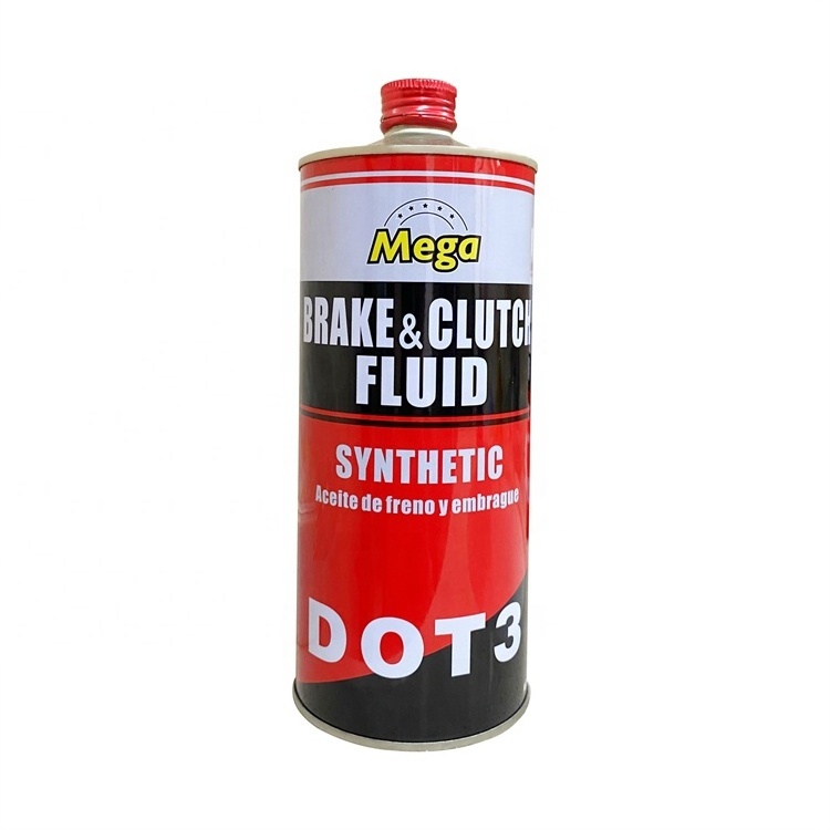 250ml 500ml 900ml 1L liquido de freno Tin Can Plastic Bottle Automotive Hydraulic Synthetic Brake Clutch Fluid Dot 3 4 5 5.1