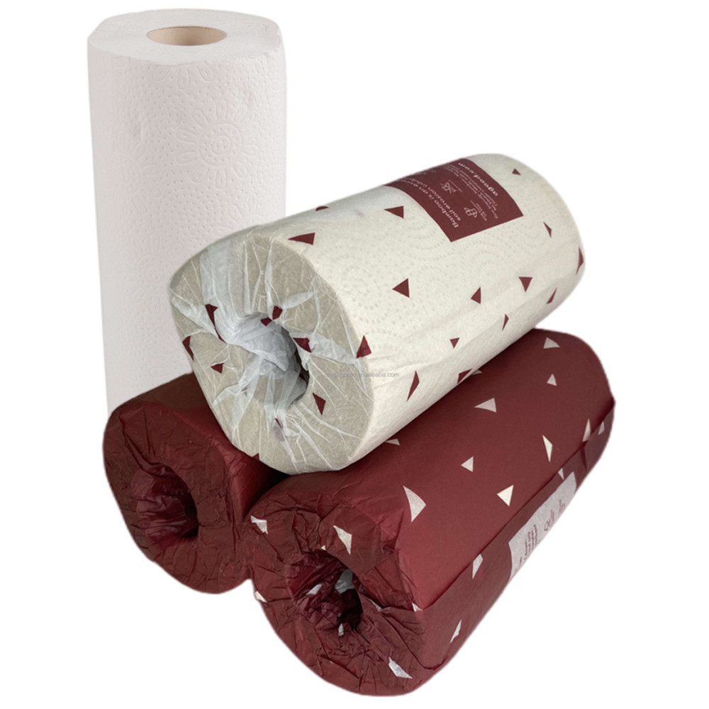 Bamboo Kitchen Paper Towel Made From Tree Free Compostable Bamboo Tissue Kitchen Rolls