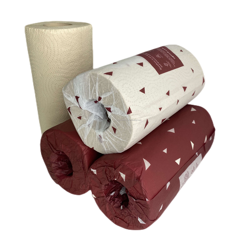 Bamboo Kitchen Paper Towel Made From Tree Free Compostable Bamboo Tissue Kitchen Rolls