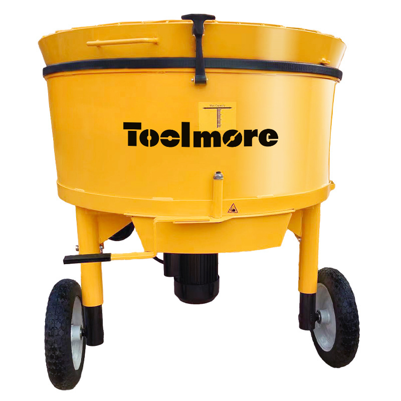 100L 1.5kw concrete pan mixer portable cement concrete mixers forced action mixer