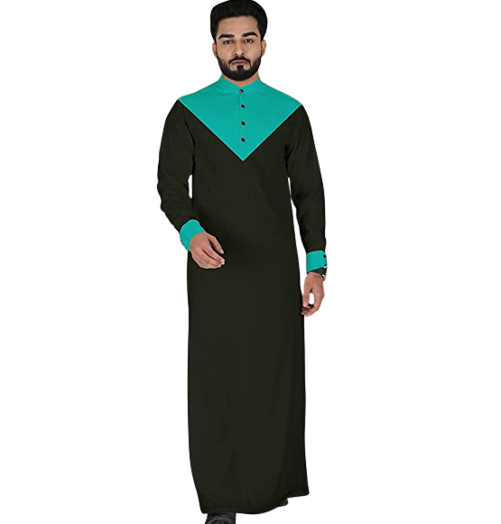 2023 latest ethnic costume muslim men dress islamic clothing thobe moroccan thobe for men wholesale