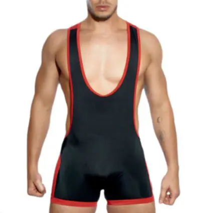 Wholesale breathable Wrestling Singlet Spandex Polyester Comfortable Fabric Wrestling Singlet For Men