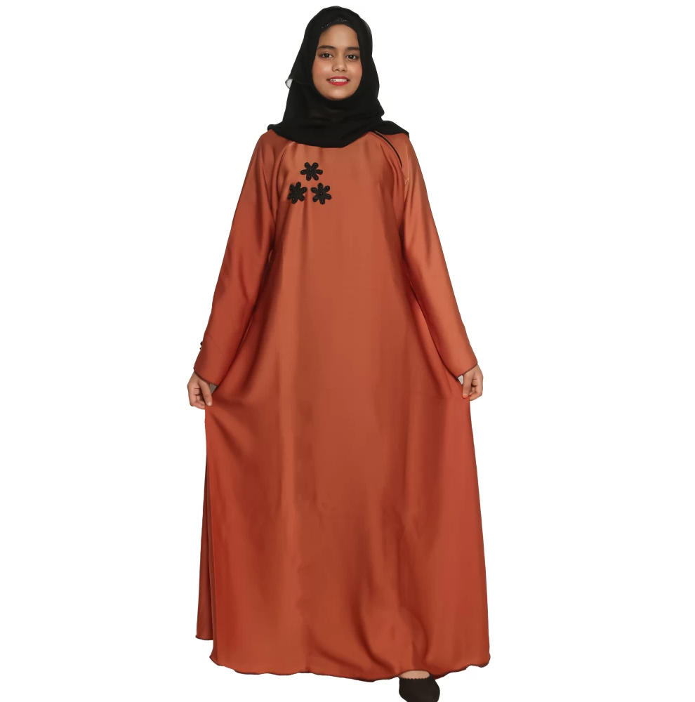 breathable High Quality Qatar Women Style Abayas With Scarf pakistan made women abayas 2024