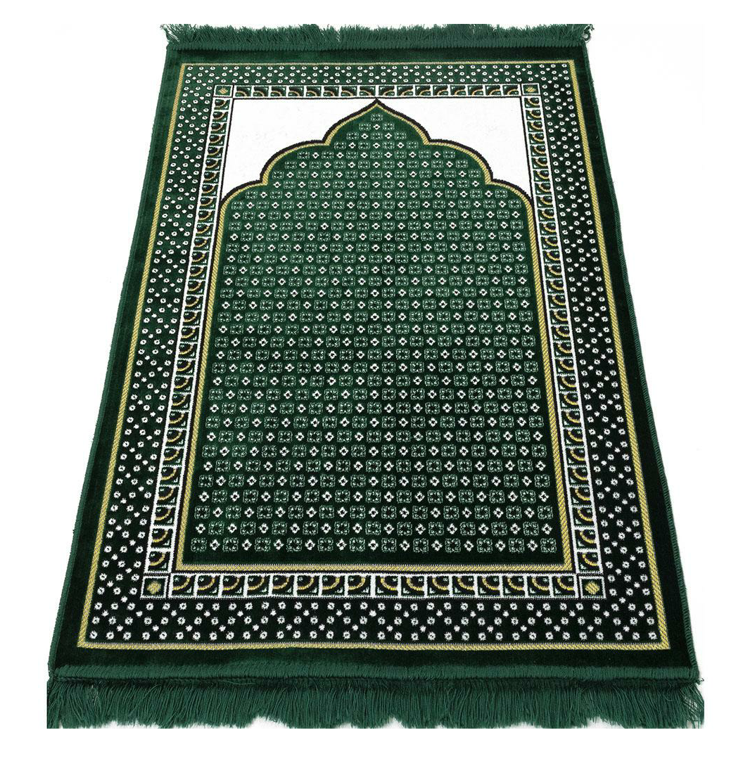 jaenamaz Islamic prayer matt portable prayer mats 2023 Arabic gold embroidered Foldable Praying matt