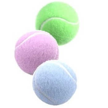 Custom Made Purple Color Plain Tennis Ball Badminton Soft High Bounce Good Quality Tennis Balls