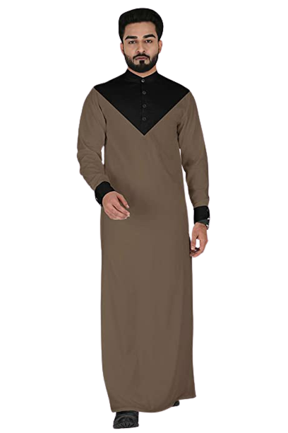 Al Haramain Good Quality shiny material Saudi Muslim Men Jalabya Thobe Factory Wholesale thobe for men