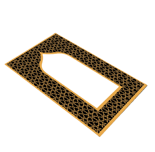 jaenamaz Islamic prayer matt portable prayer mats 2023 Arabic gold embroidered Foldable Praying matt