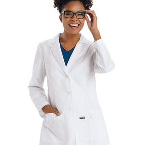 Doctor Lab Coat Unisex Uniform Suit Hospital Doctor Lab Coat Non-woven Medical Surgical Gowns For Females