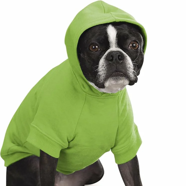 Fleece Vest Hoodie Dog Sweater Blank Medium Warm Pullover Dog Hoodie with pockets Dog Hoodie