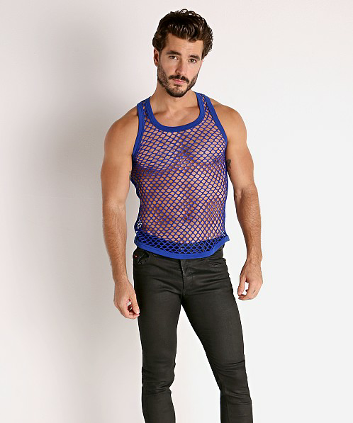 Wholesale High Quality Elastic Ribbed Vest for Men Summer U Neck Plain Tank Top Sleeveless