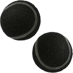 Black Color 2022 Tennis Ball Practice Soft Plain Cricket Balls With Custom Logo