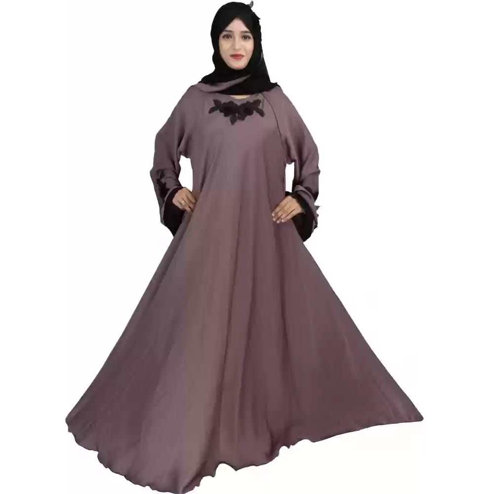 breathable High Quality Qatar Women Style Abayas With Scarf pakistan made women abayas 2024