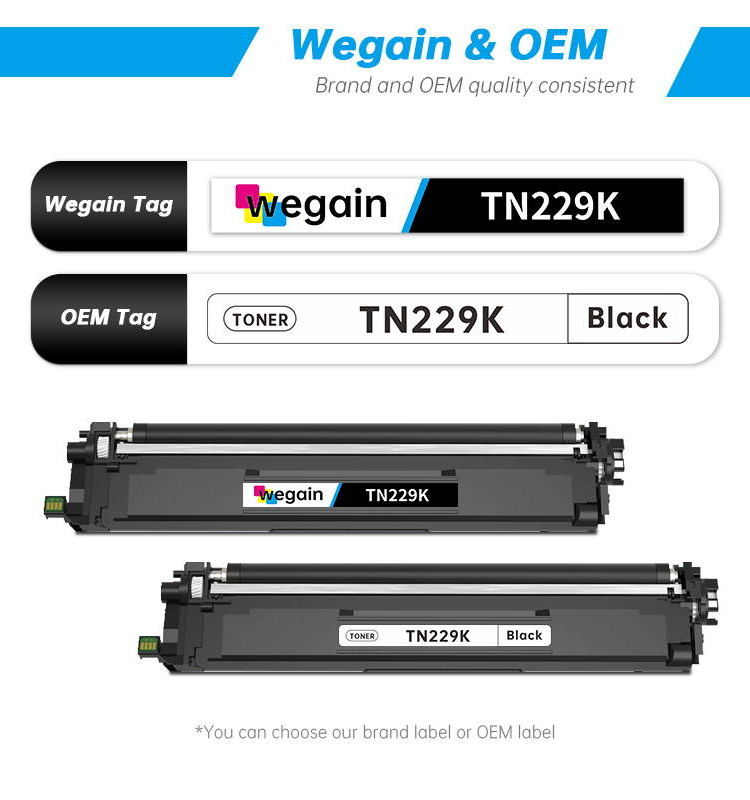 Wegain Tn229 Tn-229 Tn229xl Color Toner Cartridge WIth Clip Compatible For Brother HL-L3220CDW/HL-L3240CDW/HL-L3280CDW