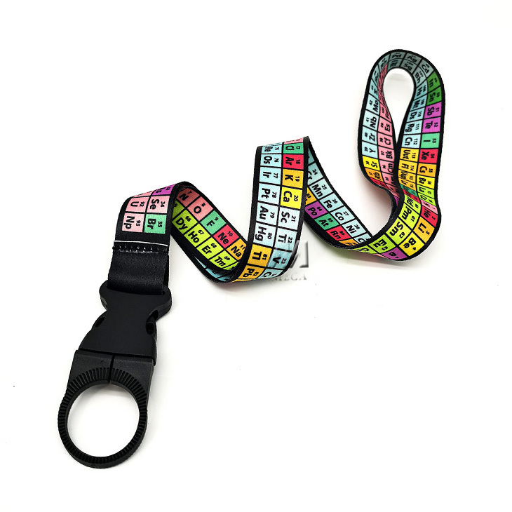 High Quality Multi-colors Detachable  Bottle Holder Neck Lanyard For Travel