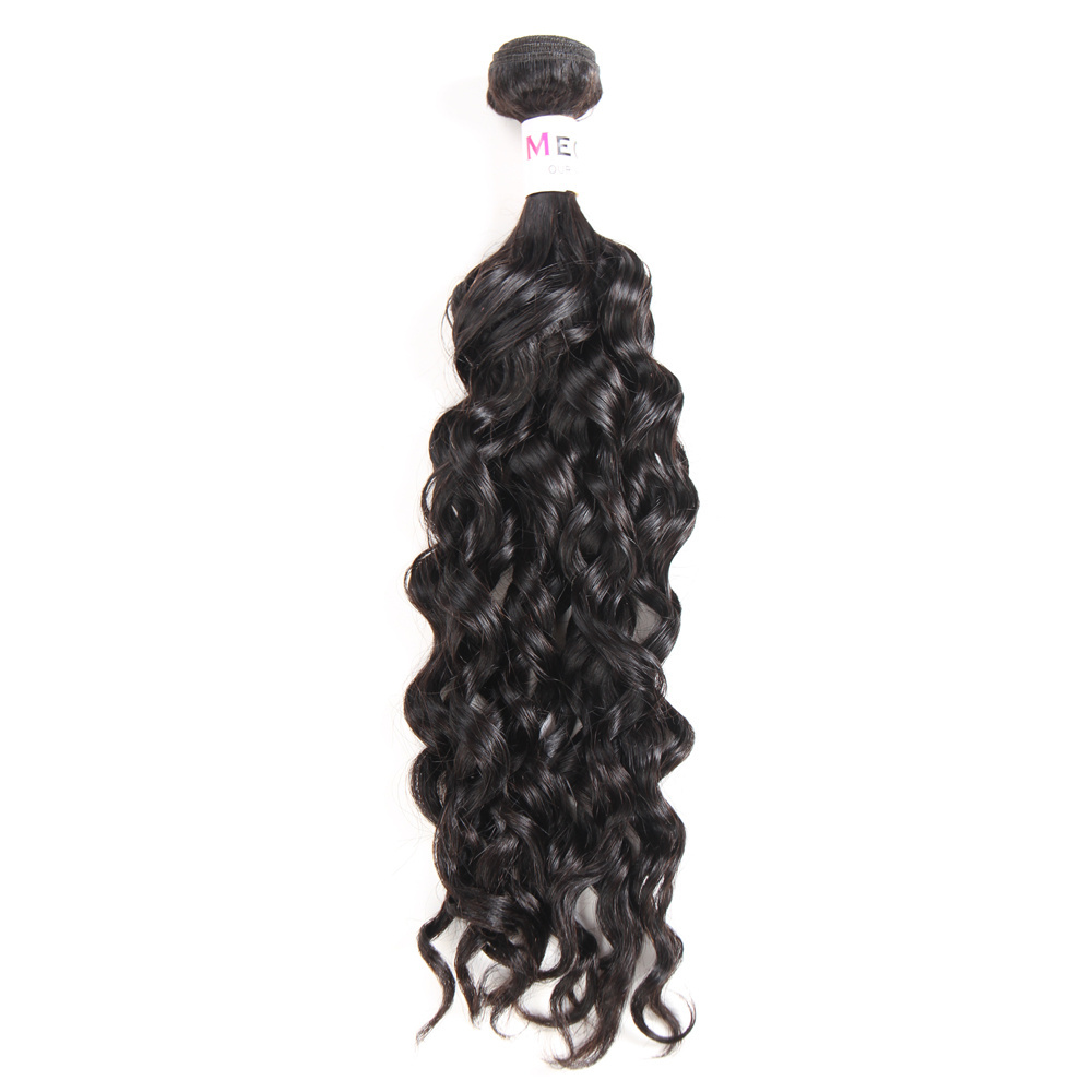 MEGALOOK Wholesale High Quality 10A Eurasian Water Wave Virgin Human Hair Extension Vendors